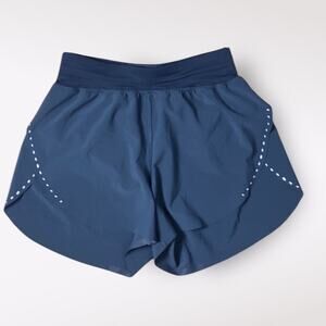 Lululemon Athletica Find Your Pace Lined High Rise Shorts Size 0 Navy